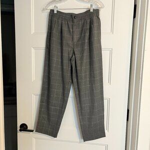 NWT Madewell Plaid Flannel Track Trousers